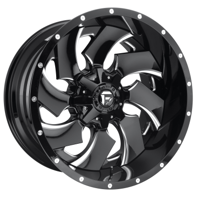 Fuel Wheel - Fuel Wheel, 20X12, D239 CLEAVER, GLOSS BLACK MILLED
