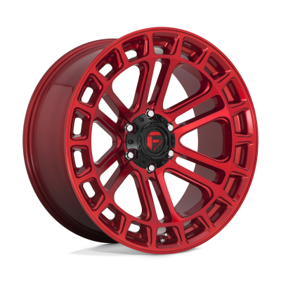 Fuel Wheel - Fuel Wheel, 20X9, D719 HEATER, CANDY RED MACHINED