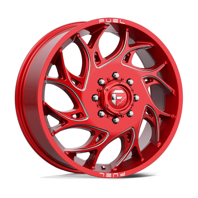 Fuel Wheel - Fuel Wheel, 20X8.25, D742 RUNNER, CANDY RED MILLED