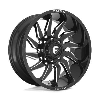 Fuel Wheel - Fuel Wheel, 22X12, D744 SABER, GLOSS BLACK MILLED