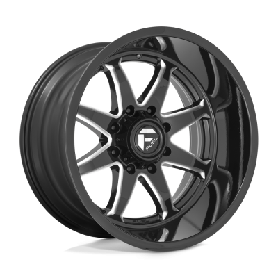 Fuel Wheel - Fuel Wheel, 20X9, D749 HAMMER, GLOSS BLACK MILLED