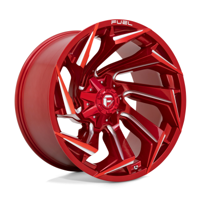 Fuel Wheel - Fuel Wheel, 22X12, D754 REACTION, CANDY RED MILLED