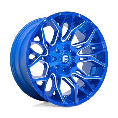 Fuel Wheel - Fuel Wheel, 22X10, D770 TWITCH, ANODIZED BLUE MILLED
