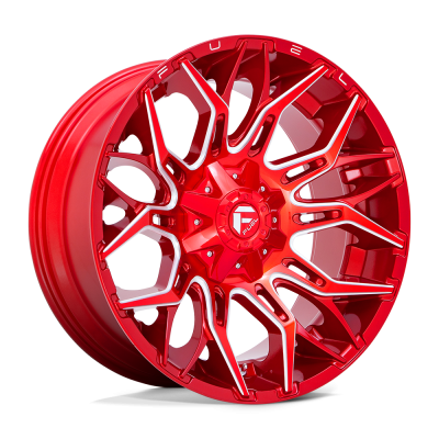 Fuel Wheel - Fuel Wheel, 22X10, D771 TWITCH, CANDY RED MILLED
