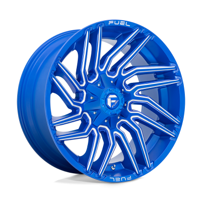 Fuel Wheel - Fuel Wheel, 22X10, D774 TYPHOON, ANODIZED BLUE MILLED
