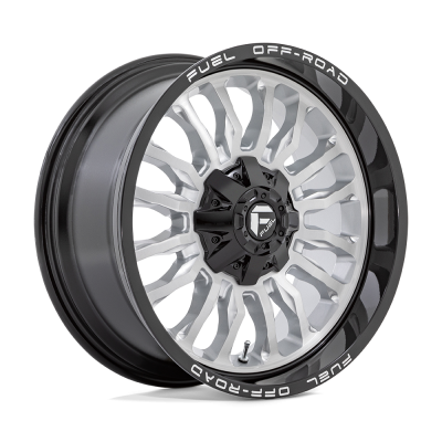 Fuel Wheel - Fuel Wheel, 22X10, D798 ARC, SILVER BRUSH FACE W/ BLK LIP