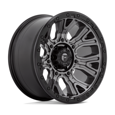 Fuel Wheel - Fuel Wheel, 20X10, D825 TRACTION, MATTE GUNMETAL W/ BLACK RING