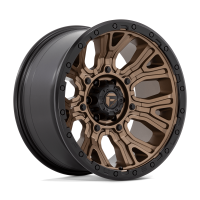 Fuel Wheel - Fuel Wheel, 20X10, D826 TRACTION, MATTE BRONZE W/ BLACK RING