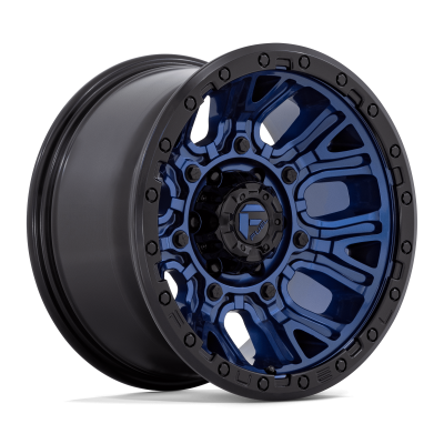 Fuel Wheel - Fuel Wheel, 17X9, D827 TRACTION, DARK BLUE W/ BLACK RING