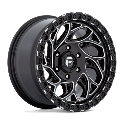 Fuel Wheel - Fuel Wheel, 15X10, D840 RUNNER OR, GLOSS BLACK MILLED