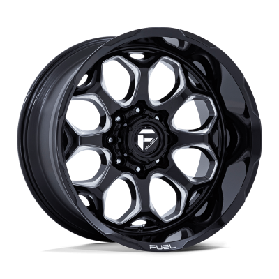 Fuel Wheel - Fuel Wheel, 20X10, FC862 SCEPTER, GLOSS BLACK MILLED