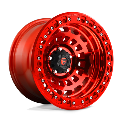 Fuel Wheel - Fuel Wheel, 17X9, D100 ZEPHYR BEADLOCK, CANDY RED