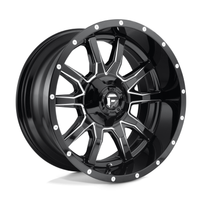 Fuel Wheel - Fuel Wheel, 20X10, D627 VANDAL, GLOSS BLACK MILLED