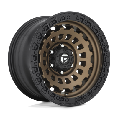 Fuel Wheel - Fuel Wheel, 17X8.5, D634 ZEPHYR, MATTE BRONZE BLACK BEAD RING
