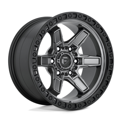 Fuel Wheel - Fuel Wheel, 20X9, D698 KICKER, MATTE GUNMETAL BLACK BEAD RING