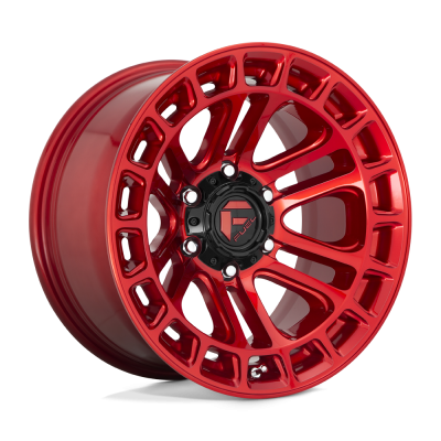 Fuel Wheel - Fuel Wheel, 20X10, D719 HEATER, CANDY RED MACHINED