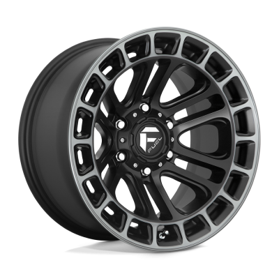 Fuel Wheel - Fuel Wheel, 18X9, D720 HEATER, MATTE BLACK DDT MACHINED