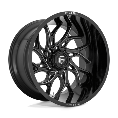 Fuel Wheel - Fuel Wheel, 22X10, D741 RUNNER, GLOSS BLACK MILLED