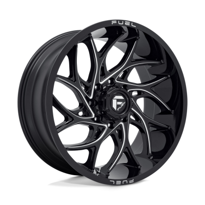 Fuel Wheel - Fuel Wheel, 24X11, D741 RUNNER, GLOSS BLACK MILLED