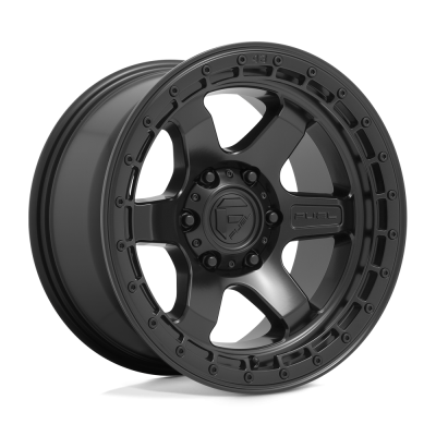 Fuel Wheel - Fuel Wheel, 18X9, D750 BLOCK, MATTE BLACK W/ BLACK RING
