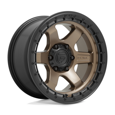 Fuel Wheel - Fuel Wheel, 18X9, D751 BLOCK, MATTE BRONZE W/ BLACK RING