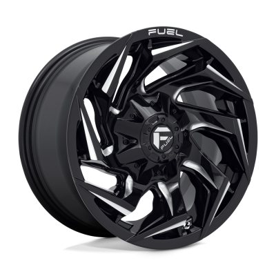 Fuel Wheel - Fuel Wheel, 20X9, D753 REACTION, GLOSS BLACK MILLED