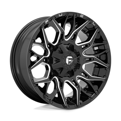 Fuel Wheel - Fuel Wheel, 20X10, D769 TWITCH, GLOSSY BLACK MILLED