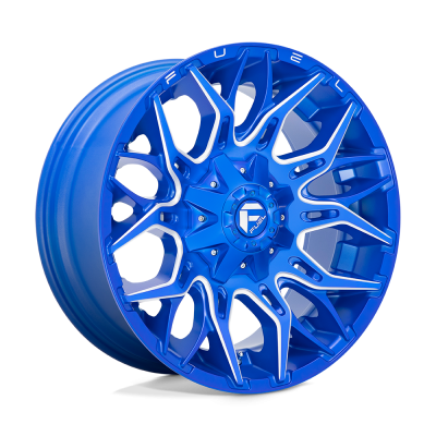 Fuel Wheel - Fuel Wheel, 20X9, D770 TWITCH, ANODIZED BLUE MILLED