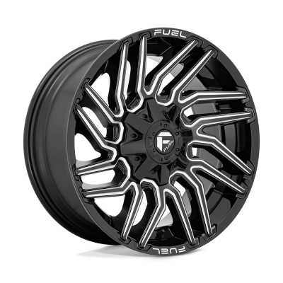 Fuel Wheel - Fuel Wheel, 20X9, D773 TYPHOON, GLOSS BLACK MILLED