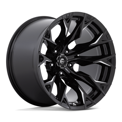 Fuel Wheel - Fuel Wheel, 20X12, D803 FLAME, GLOSS BLACK MILLED