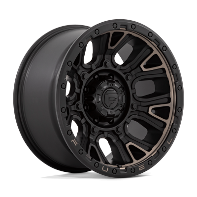 Fuel Wheel - Fuel Wheel, 20X10, D824 TRACTION, MATTE BLACK W DOUBLE DARK TINT
