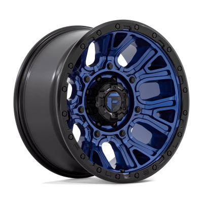 Fuel Wheel - Fuel Wheel, 20X10, D827 TRACTION, DARK BLUE W/ BLACK RING