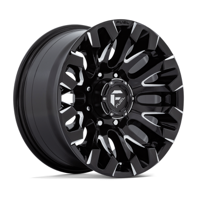 Fuel Wheel - Fuel Wheel, 18X9, D828 QUAKE, GLOSS BLACK MILLED