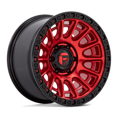 Fuel Wheel - Fuel Wheel, 20X9, D834 CYCLE, CANDY RED W/ BLACK RING