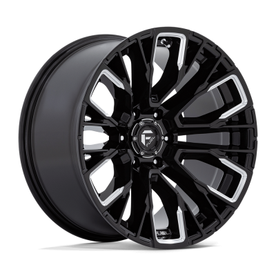 Fuel Wheel - Fuel Wheel, 17X9, D849 REBAR, GLOSS BLACK MILLED