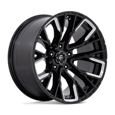 Fuel Wheel - Fuel Wheel, 20X10, D849 REBAR, GLOSS BLACK MILLED