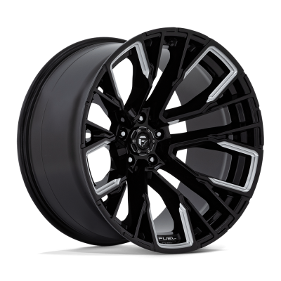 Fuel Wheel - Fuel Wheel, 22X12, D849 REBAR, GLOSS BLACK MILLED