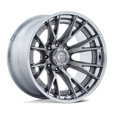 Fuel Wheel - Fuel Wheel, 20X10, FC402 CATALYST, PLATINUM W/ CHROME LIP
