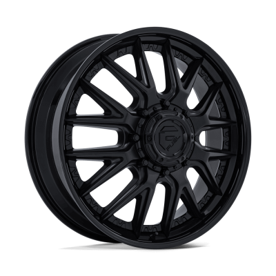 Fuel Wheel - Fuel Wheel, 20X8.25, D406 CATALYST DUALLY, MATTE BLACK W/ GLOSS BLACK LIP