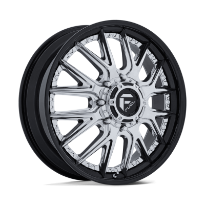 Fuel Wheel - Fuel Wheel, 20X8.25, D407 CATALYST DUALLY, CHROME W/ GLOSS BLACK LIP