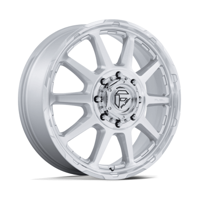 Fuel Wheel - Fuel Wheel, 22X8.25, D912 CIRCUIT DUALLY, GLOSS SILVER W/ MACHINED FACE