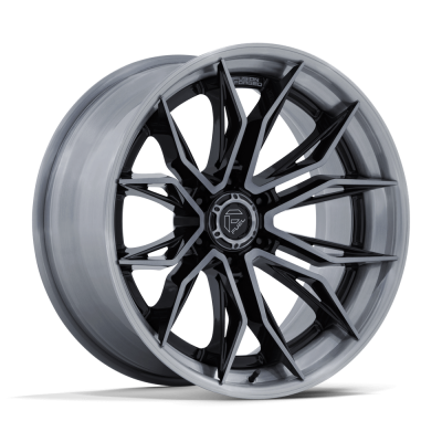 Fuel Wheel - Fuel Wheel, 22X9.5, FC404 MUTINY, GLOSS BLACK BRUSHED DARK TINT