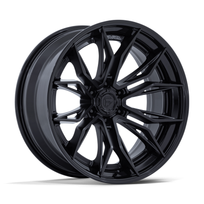 Fuel Wheel - Fuel Wheel, 20X9, FC404 MUTINY, MATTE BLACK W/ GLOSS BLACK LIP