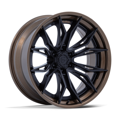 Fuel Wheel - Fuel Wheel, 22X9.5, FC404 MUTINY, MATTE BLACK W GLOSS BRONZE LIP