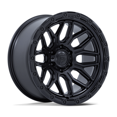 Fuel Wheel - Fuel Wheel, 17X9, FC881 SURGE, MATTE BLACK W/ GLOSS BLACK LIP