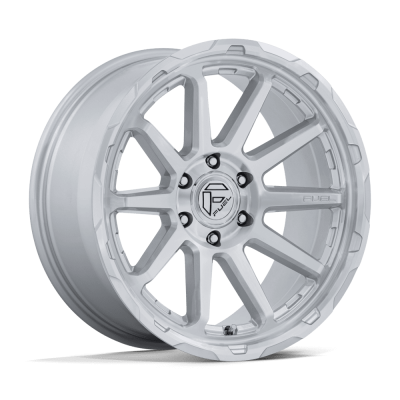 Fuel Wheel - Fuel Wheel, 18X9, FC887 CIRCUIT, GLOSS SILVER W/ MACHINED FACE
