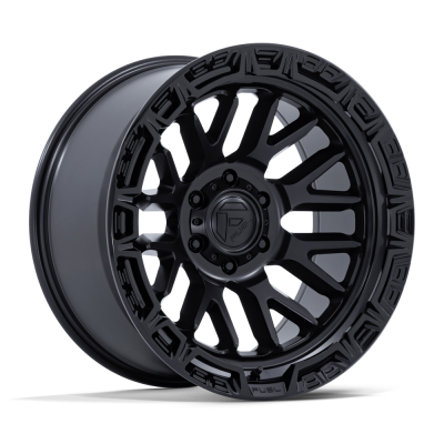 Fuel Wheel - Fuel Wheel, 17X9, FC890 RAIL, MATTE BLACK W/ GLOSS BLACK LIP