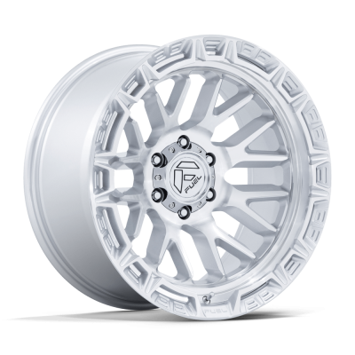 Fuel Wheel - Fuel Wheel, 20X10, FC890 RAIL, GLOSS SILVER W/ MACHINED FACE