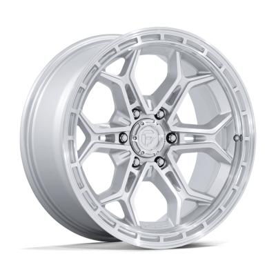 Fuel Wheel - Fuel Wheel, 20X9, FC896 HEATHEN, GLOSS SILVER W/ MACHINED FACE