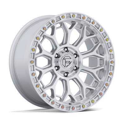 Fuel Wheel - Fuel Wheel, 17X8.5, FC901 TALON, GLOSS SILVER W/ MACHINED FACE